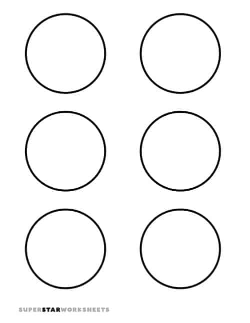 8 PCS Large Circle Stencil,Circle Stencils Different Sizes
