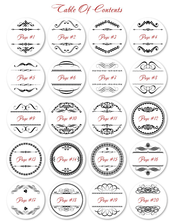 printable circle stickers