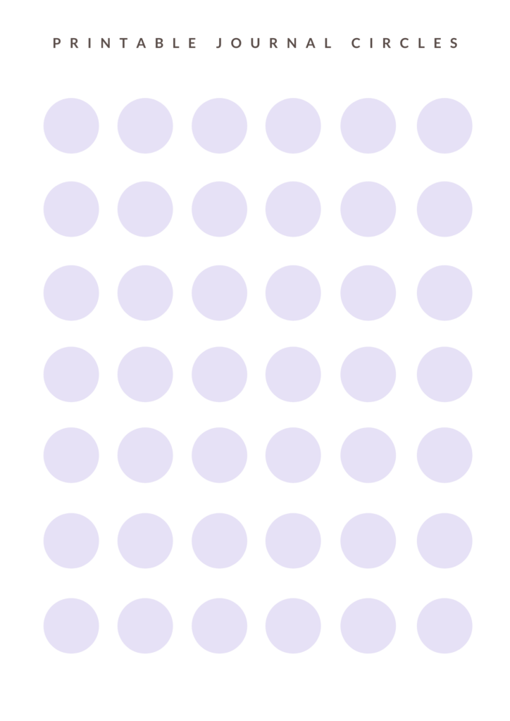 printable circle stickers