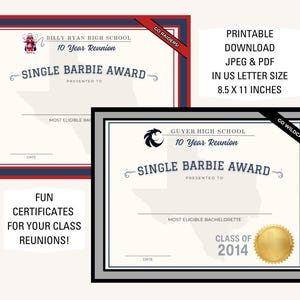 Class Reunion Award  