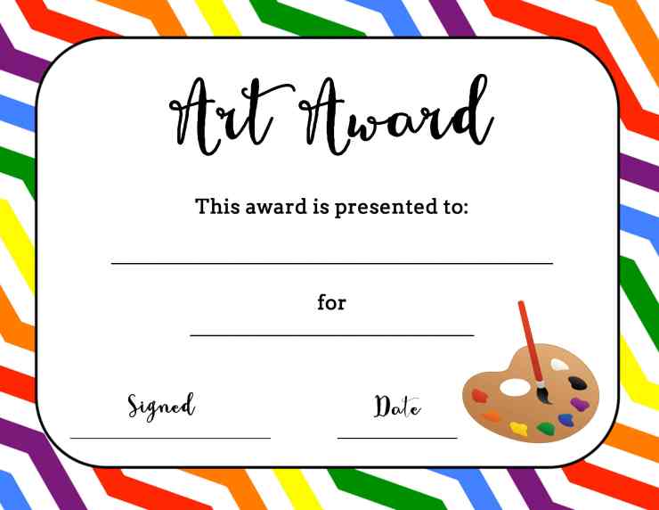 printable classroom certificates
