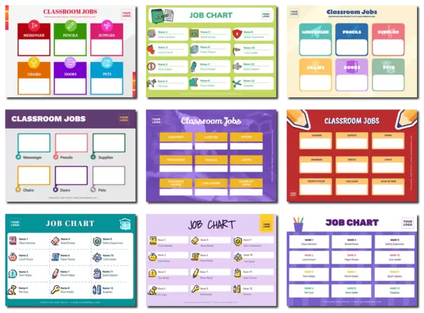 Free Editable Classroom Jobs Charts - Worksheets Library for Classroom Jobs Printables Pdf Free