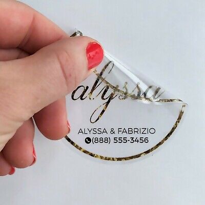 printable clear vinyl labels