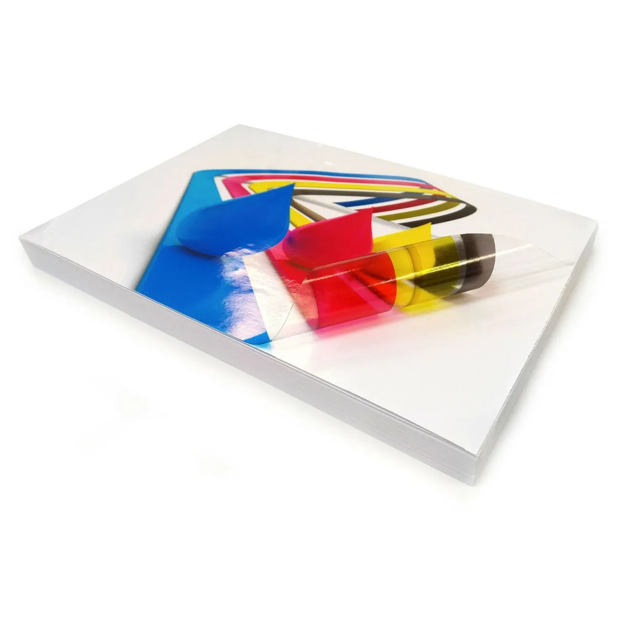 1000 Logo Stickers, Black Print on Clear Glossy Vinyl, 4cm / 1.57 ...