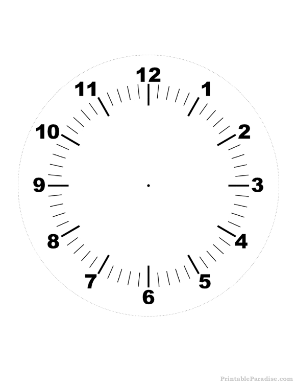 printable clock images