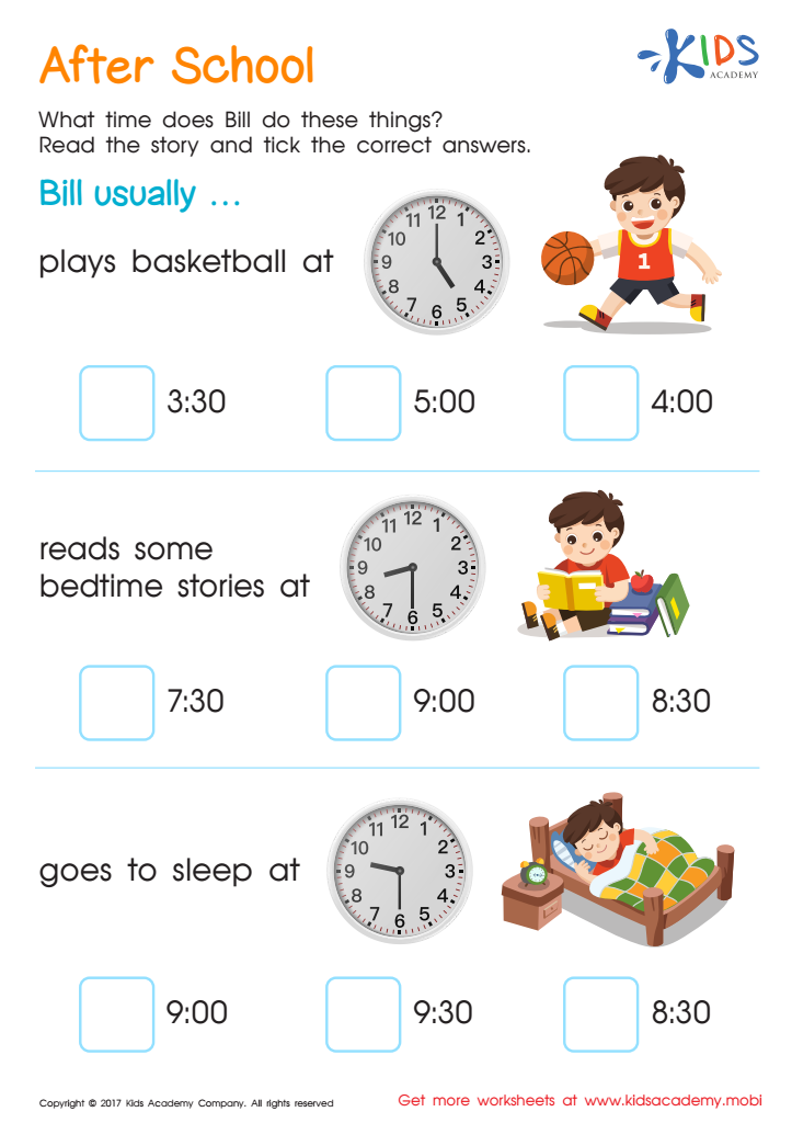 Telling Time Worksheets: Free Learning to Tell Time Printable PDF