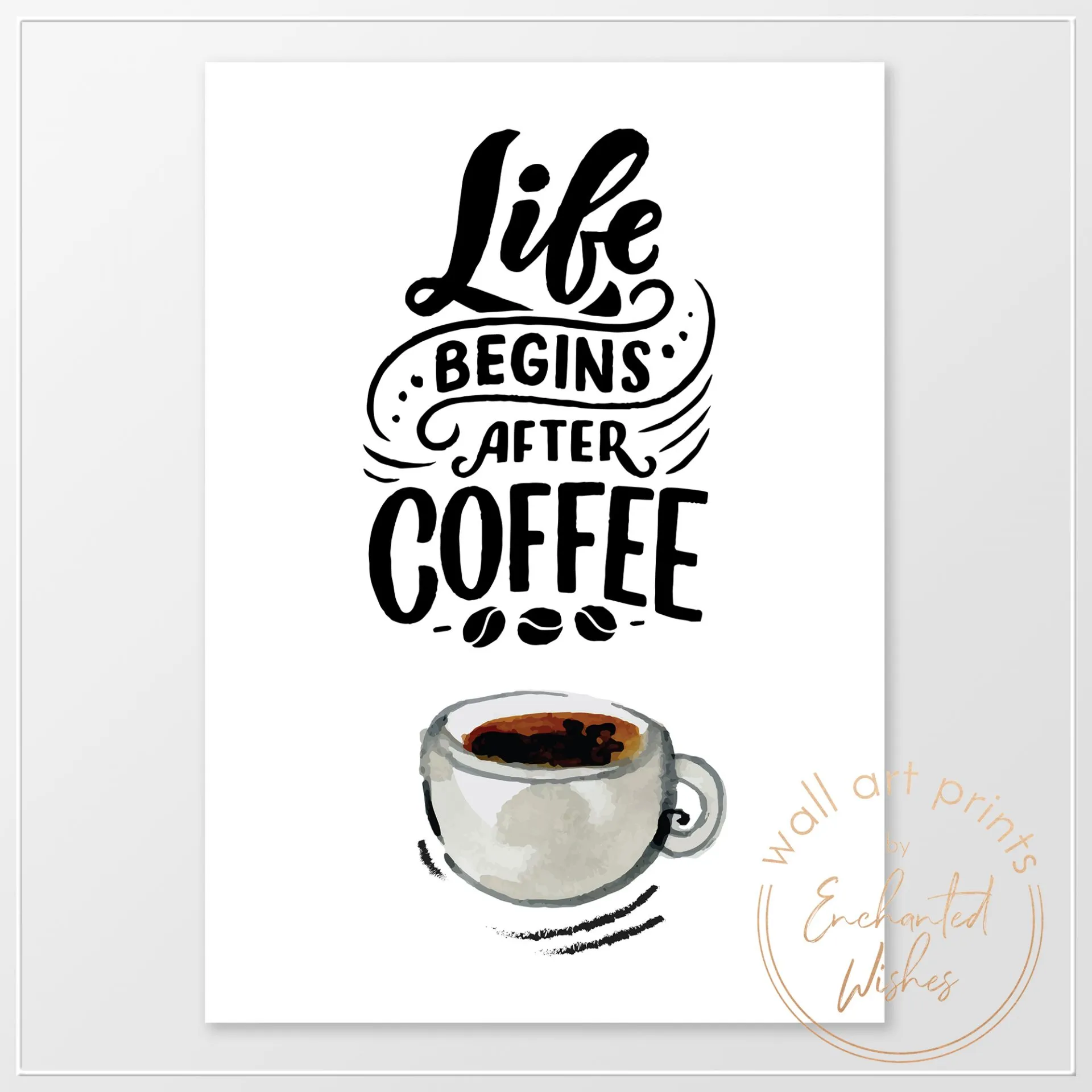 printable coffee wall art