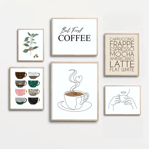 printable coffee wall art
