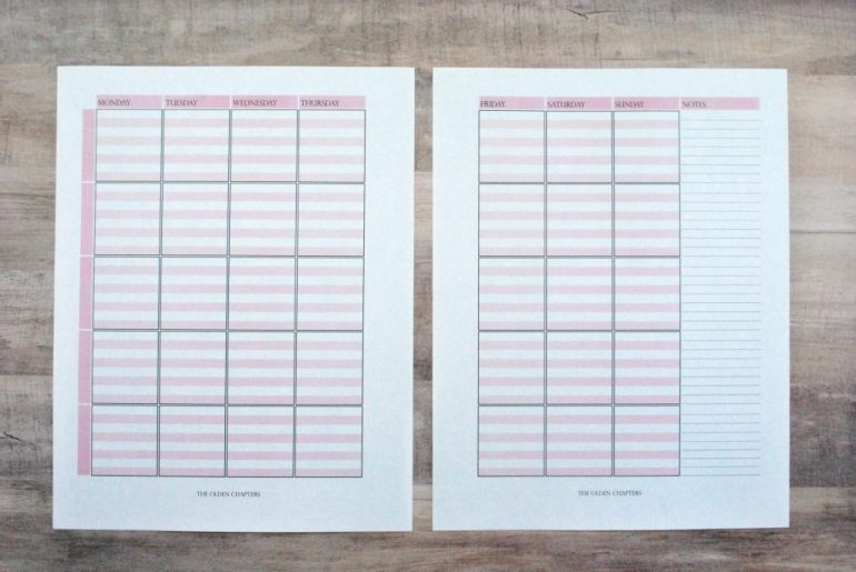 The Ultimate Printable Planner for Student Success - The Olden ...