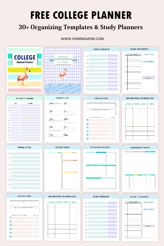 Free College Planner 2024-2025 | Best Printable Templates