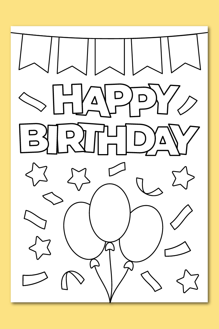 Free Coloring Card Printables | Highlights for Children