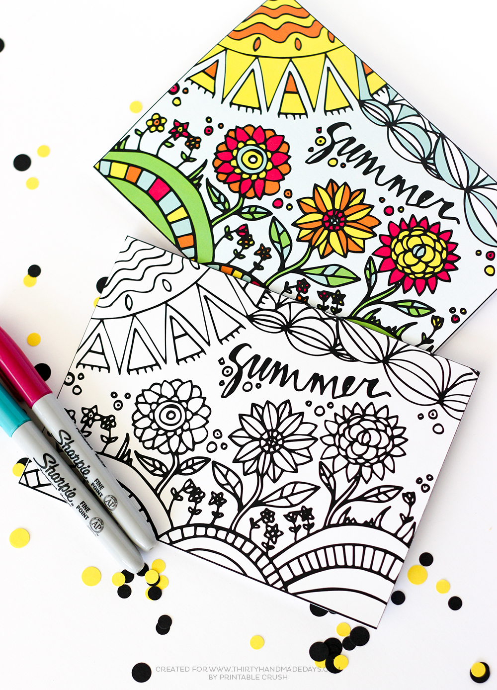 printable color in cards