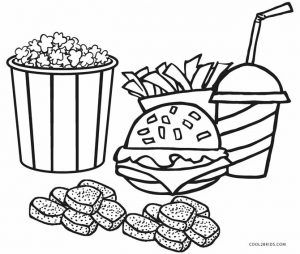 Free Printable Food Coloring Pages For Kids | Cool2bKids | Food ...