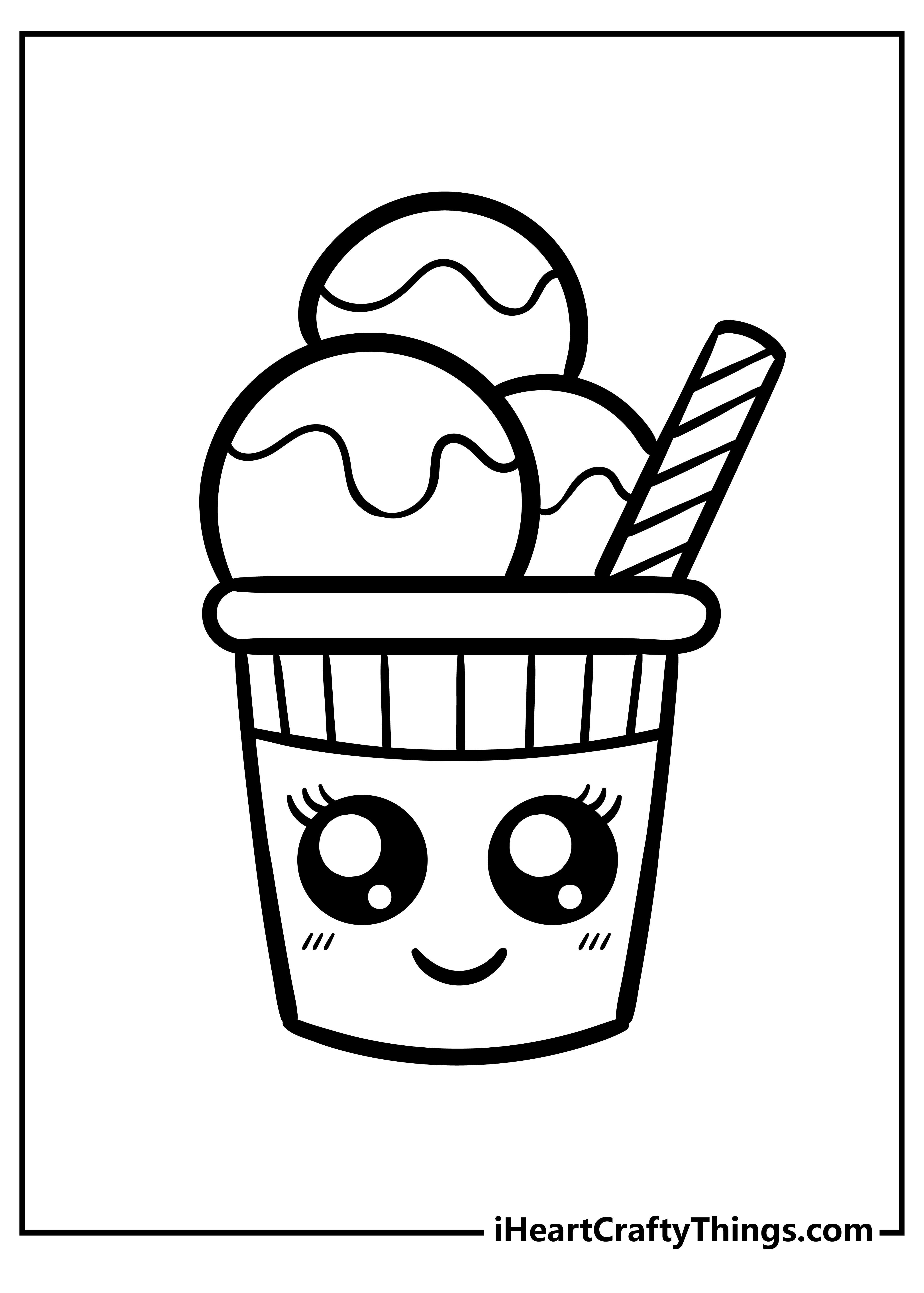 printable coloring food pages
