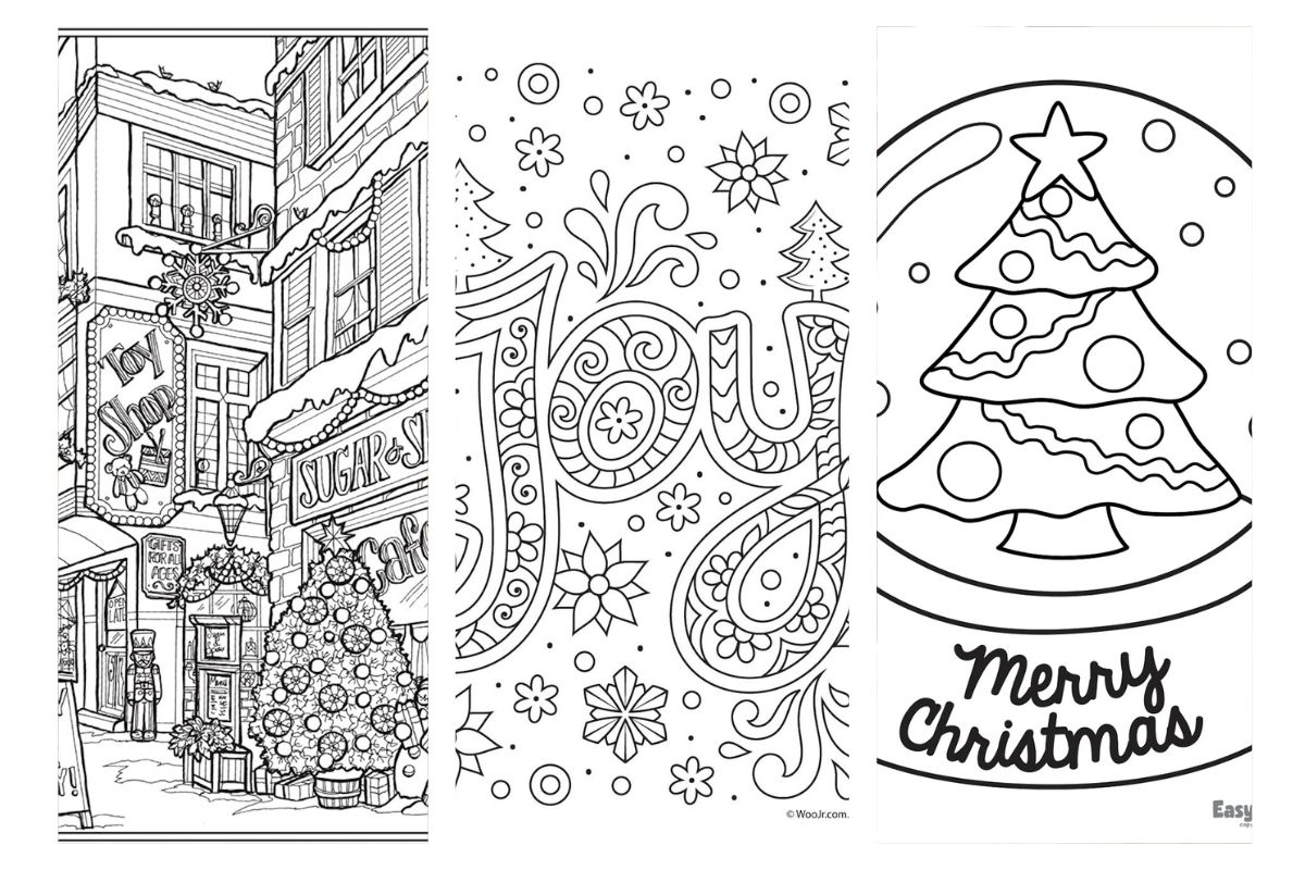 printable coloring for christmas