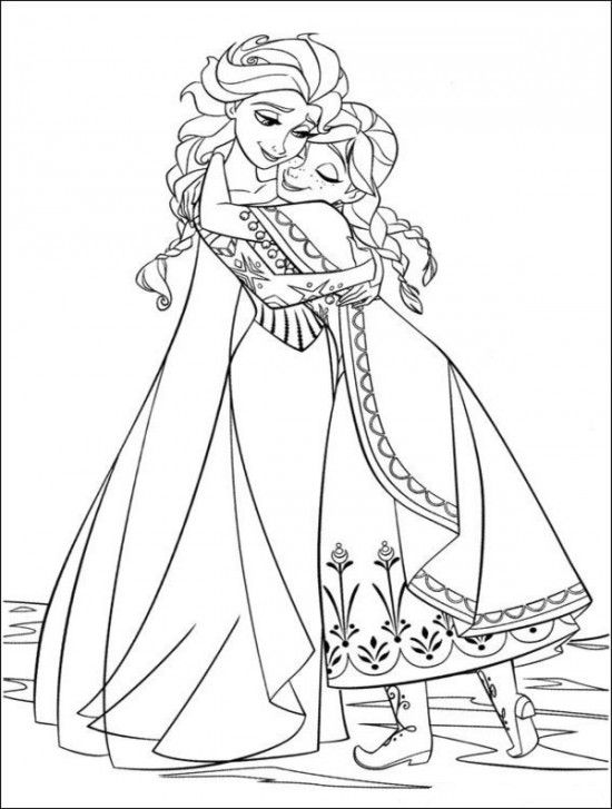 15 Free Disney Frozen Coloring Pages