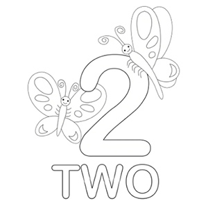 Number Coloring Pages - Mr Printables