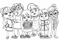 47 Alvin and the Chipmunks Coloring Pages | Free Printables