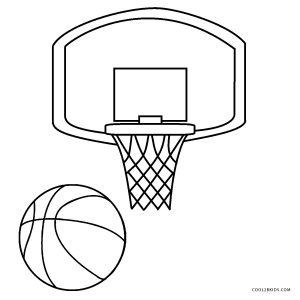 printable coloring pages basketball