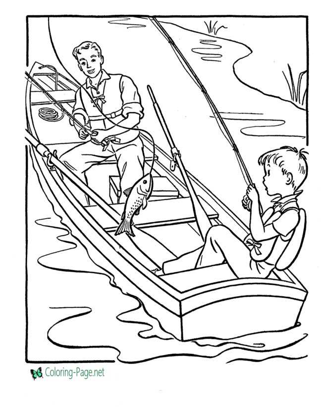 printable coloring pages boats
