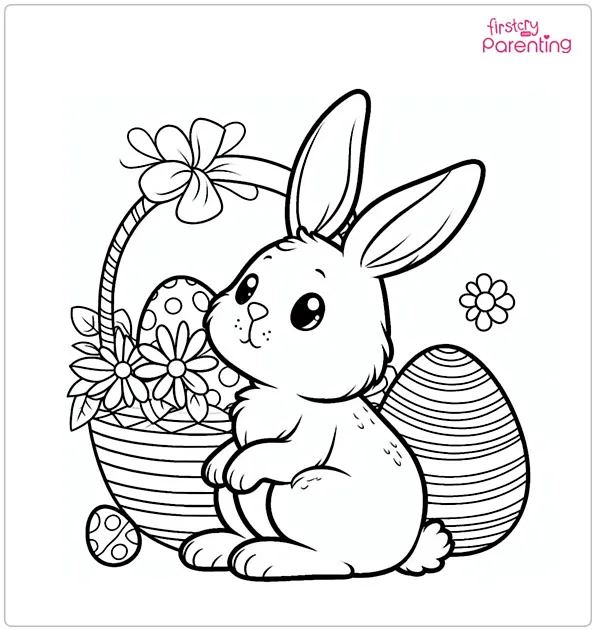 25 Easter Bunny Coloring Pages - Free Printable, Sheets and Images ...