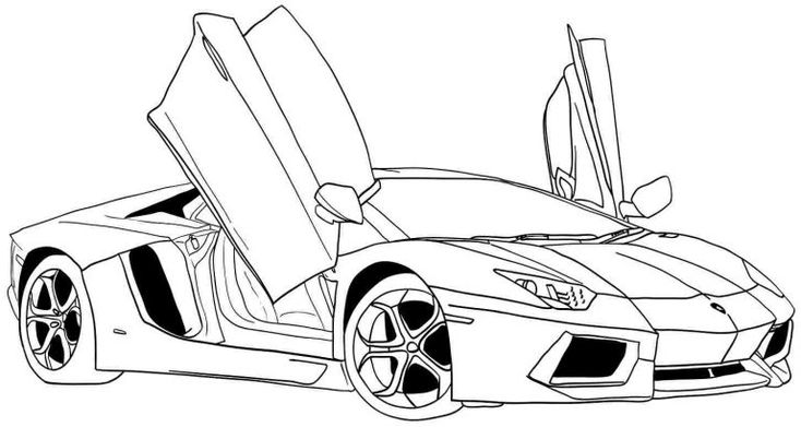 printable coloring pages cars