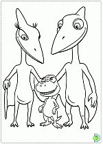 printable coloring pages dinosaur train