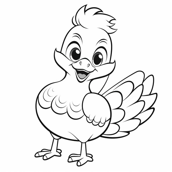 Hen Coloring Pages,educational Coloring Worksheet, Learning ...