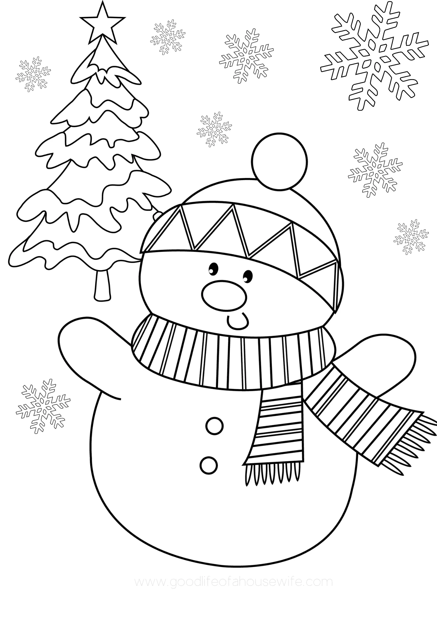 printable coloring pages for christmas