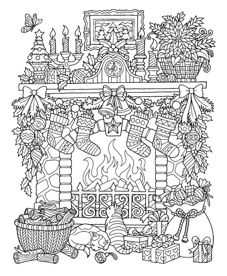 printable coloring pages for christmas