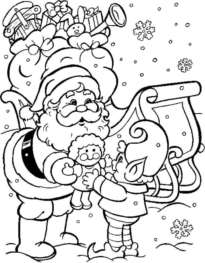printable coloring pages for christmas