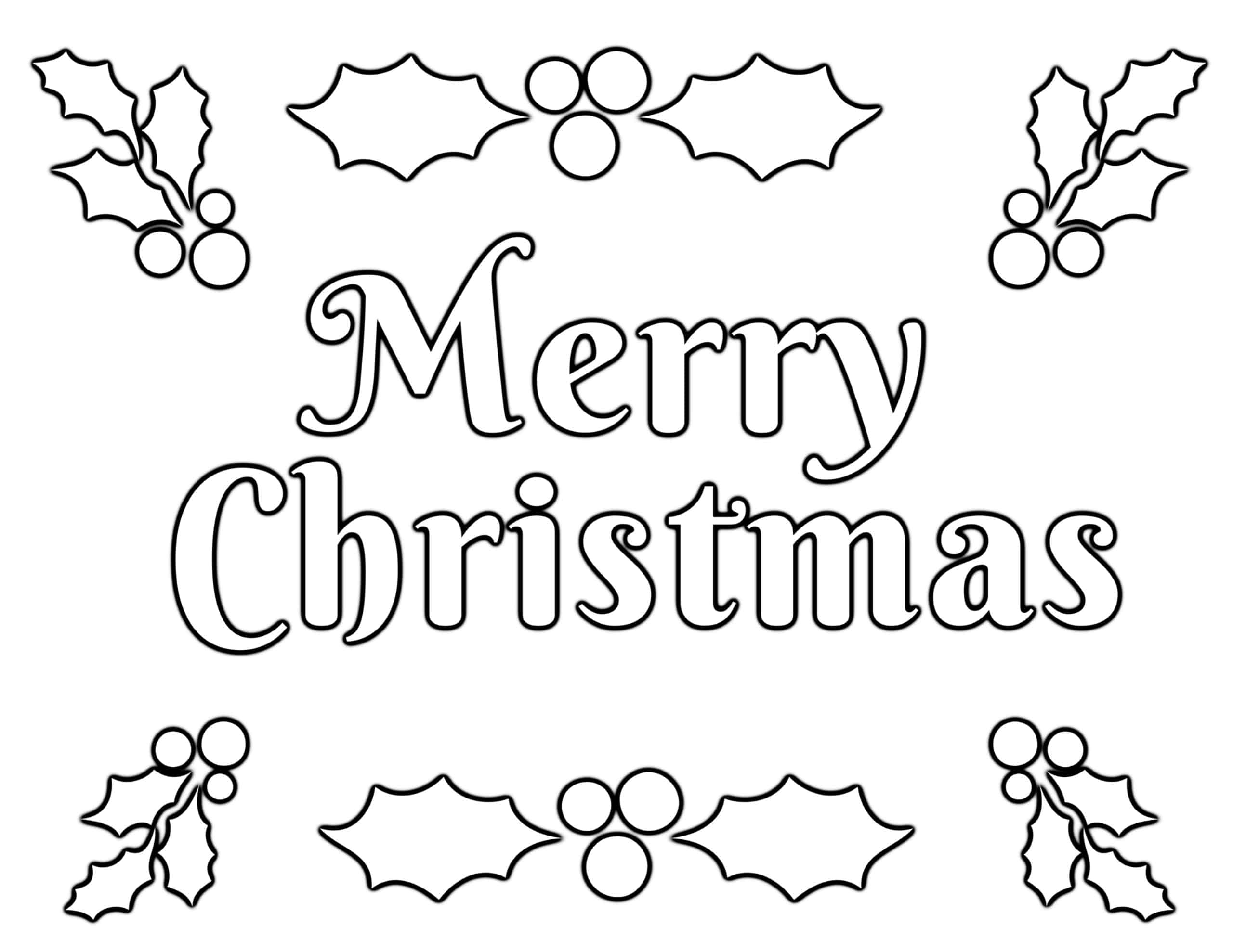 printable coloring pages for christmas