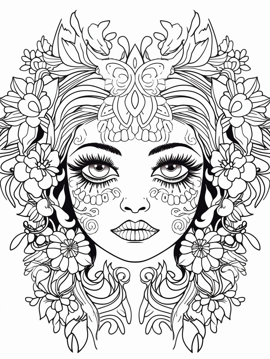 DotD Girl - Free Printable Coloring Page by Coloring-Collective on ...