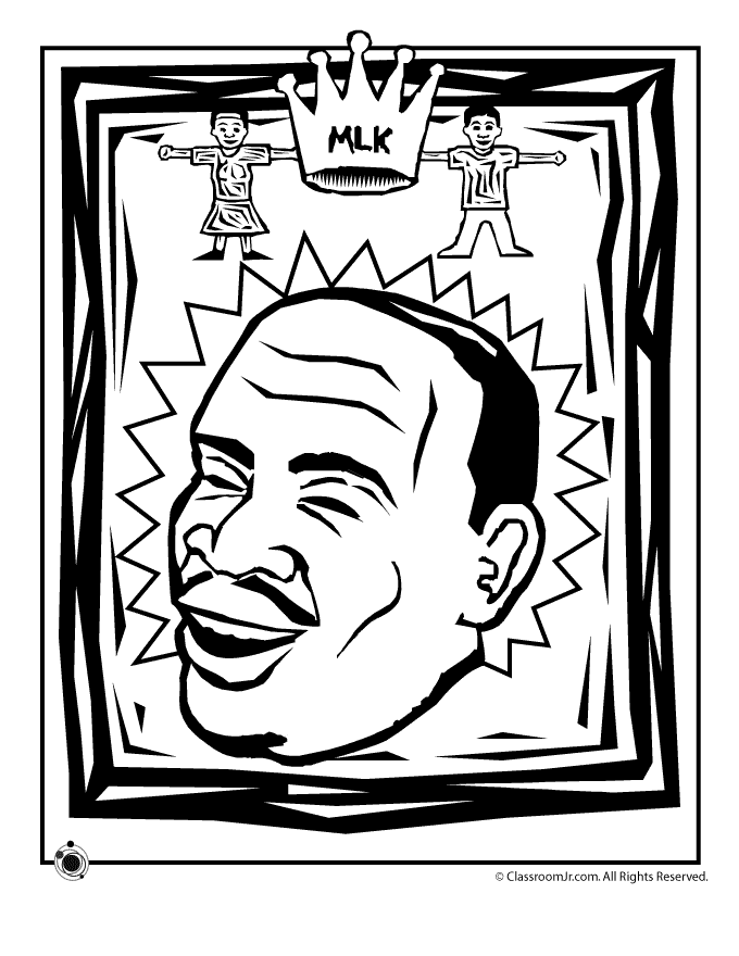 printable coloring pages for martin luther king