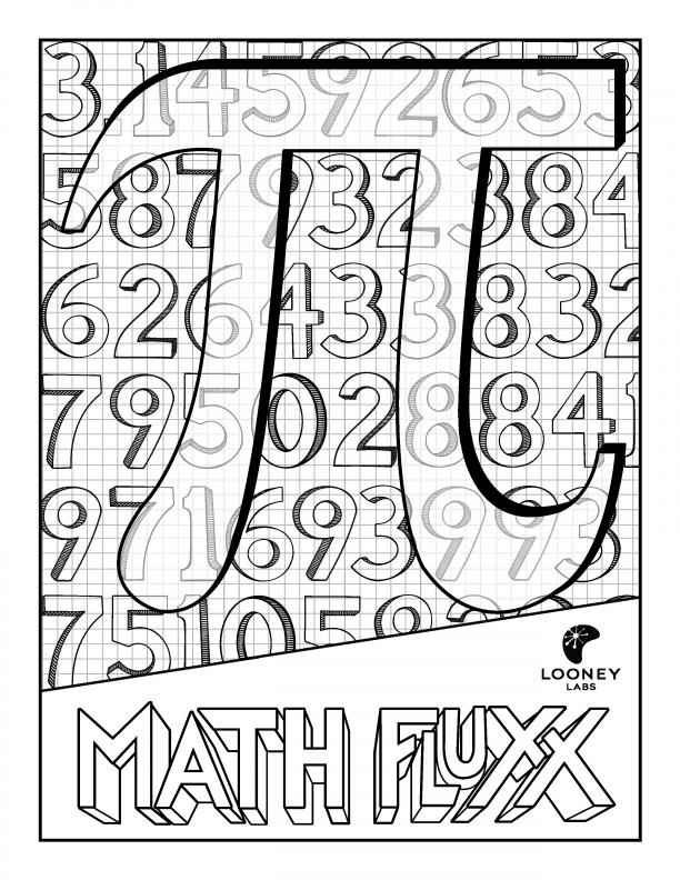Math Fluxx Coloring Page | Looney Labs