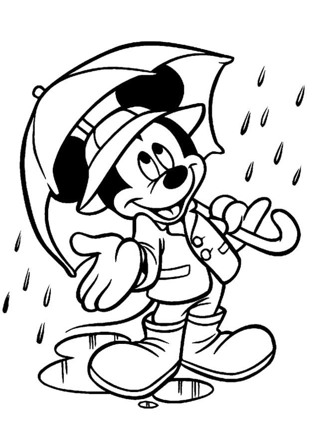 Coloring Page Mickey Mouse - free printable coloring pages - Img 20744