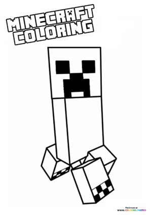 printable coloring pages for minecraft