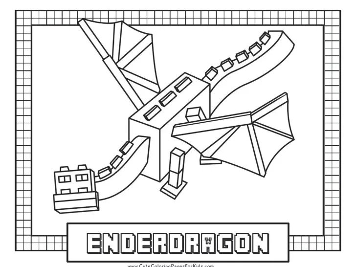 printable coloring pages for minecraft