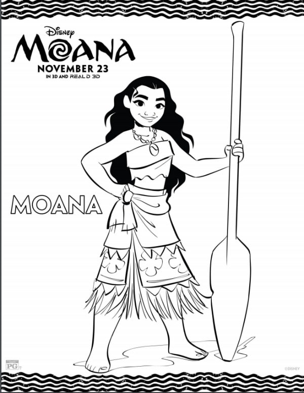 printable coloring pages for moana