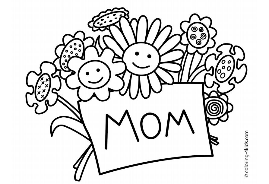 Free, Printable Mothers Day Coloring Pages