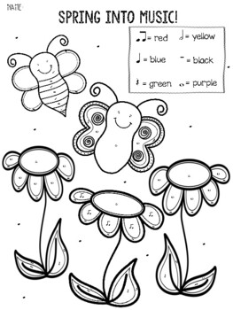 Music coloring sub | TPT