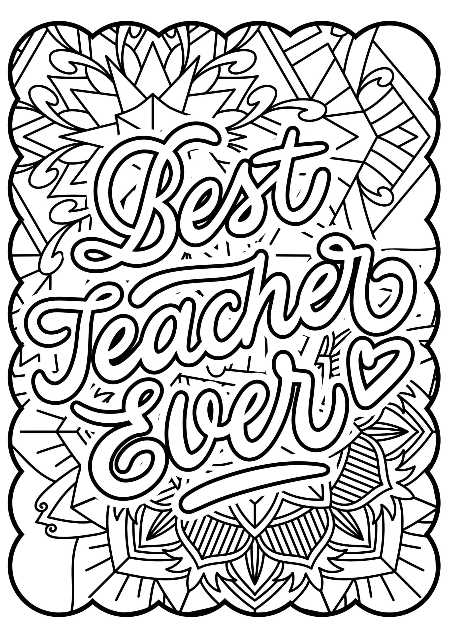 Free Printable Coloring Pages For Teachers Download Free Printable 