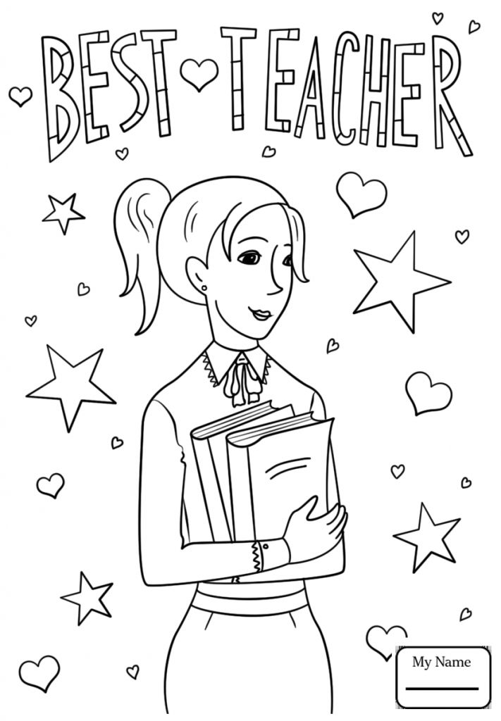 printable coloring pages for teachers