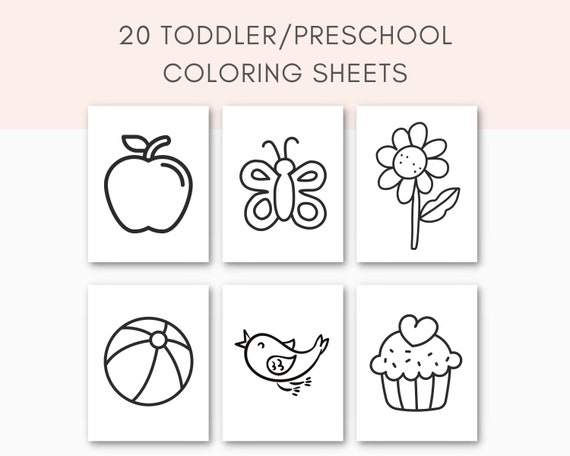 printable coloring pages for toddlers