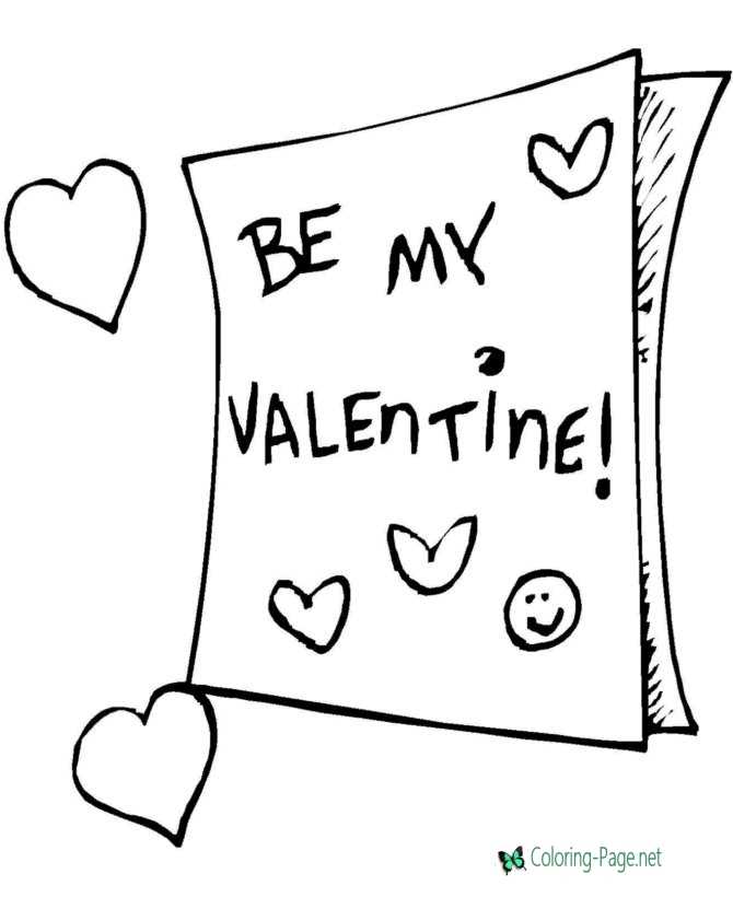 printable coloring pages for valentines day