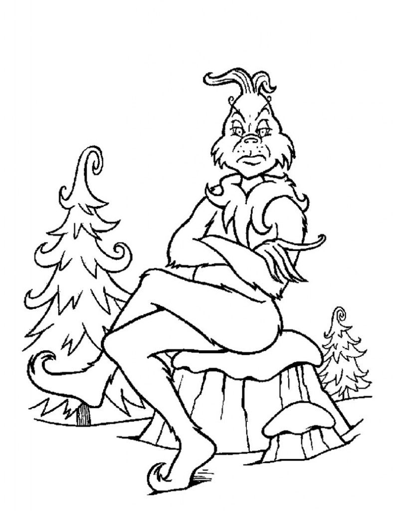 printable coloring pages grinch