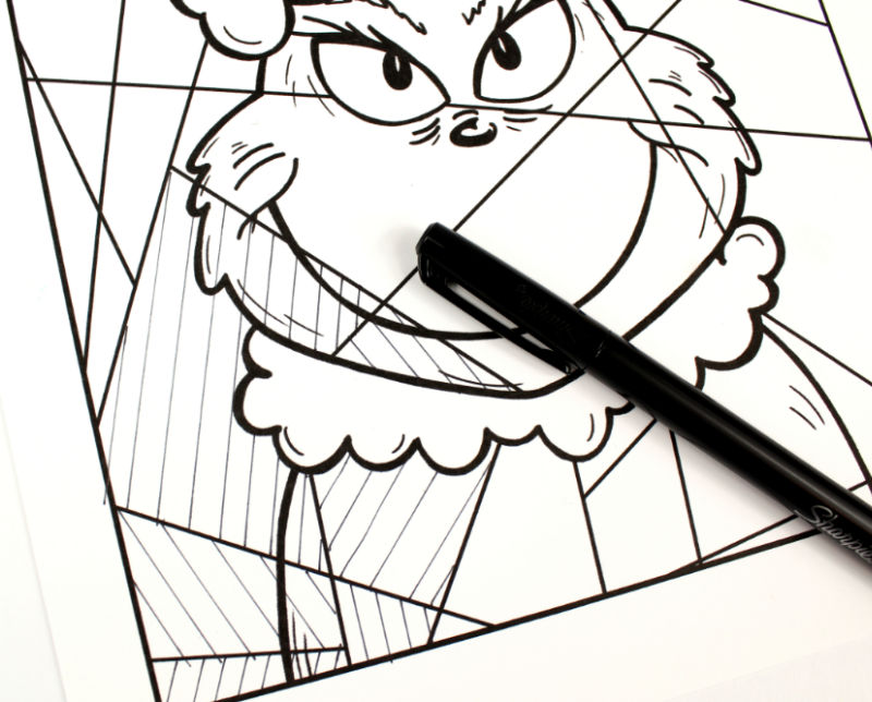 Free Printable The Grinch Coloring Page - Mama Likes This