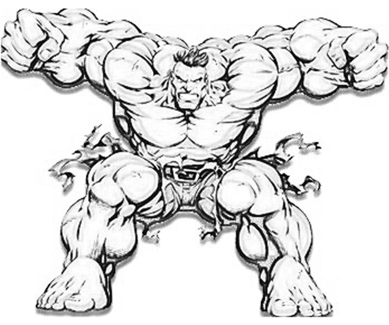 Hulk #79084 (Superheroes) - Free Printable Coloring Pages