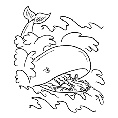 printable coloring pages jonah and the whale