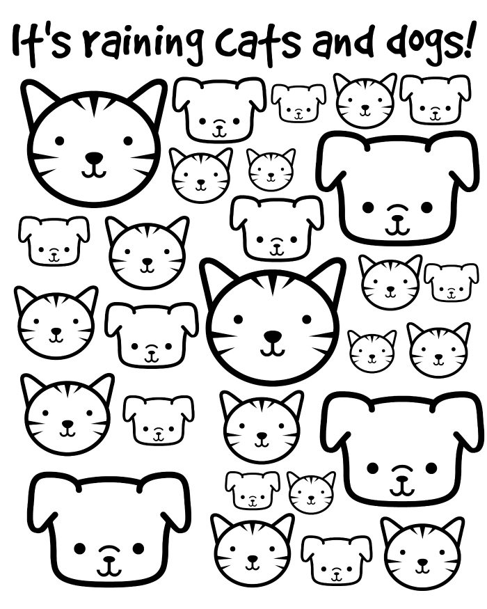 printable coloring pages kittens and puppies